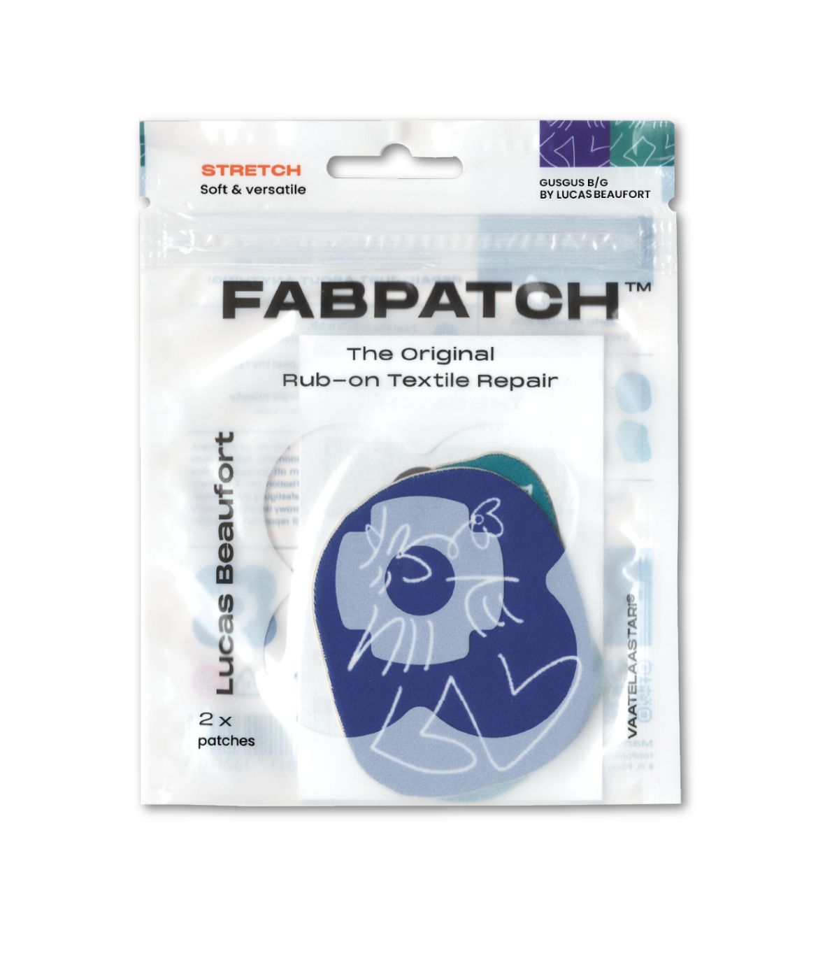 FABPATCH STRETCH GusGus B/G by Lucas Beaufort