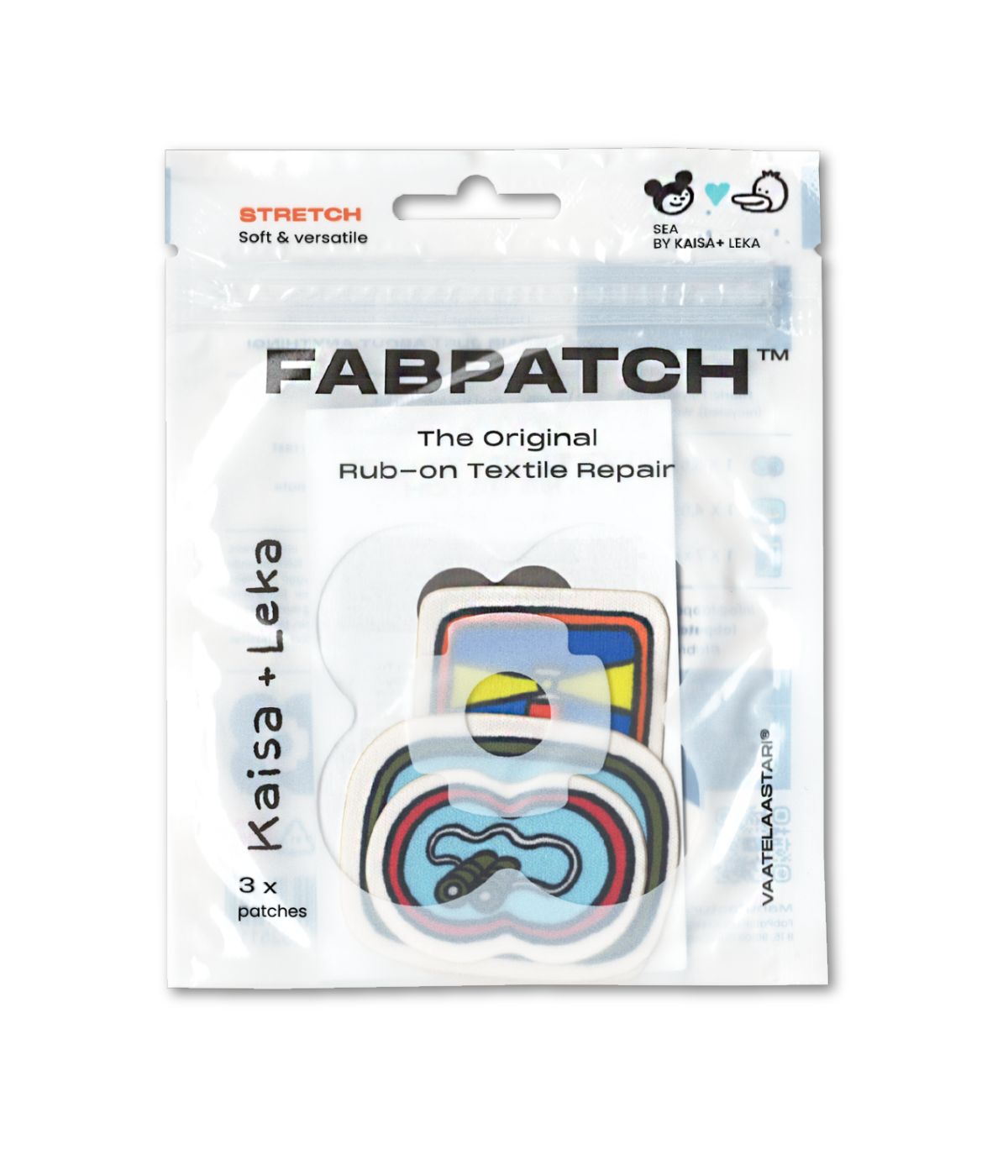 FABPATCH STRETCH Sea by Kaisa + Leka