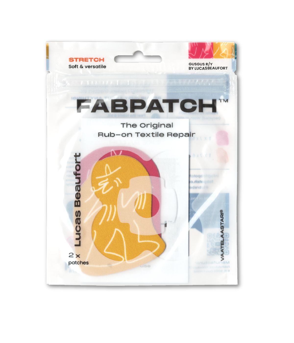 FABPATCH STRETCH GusGus R/Y by Lucas Beaufort