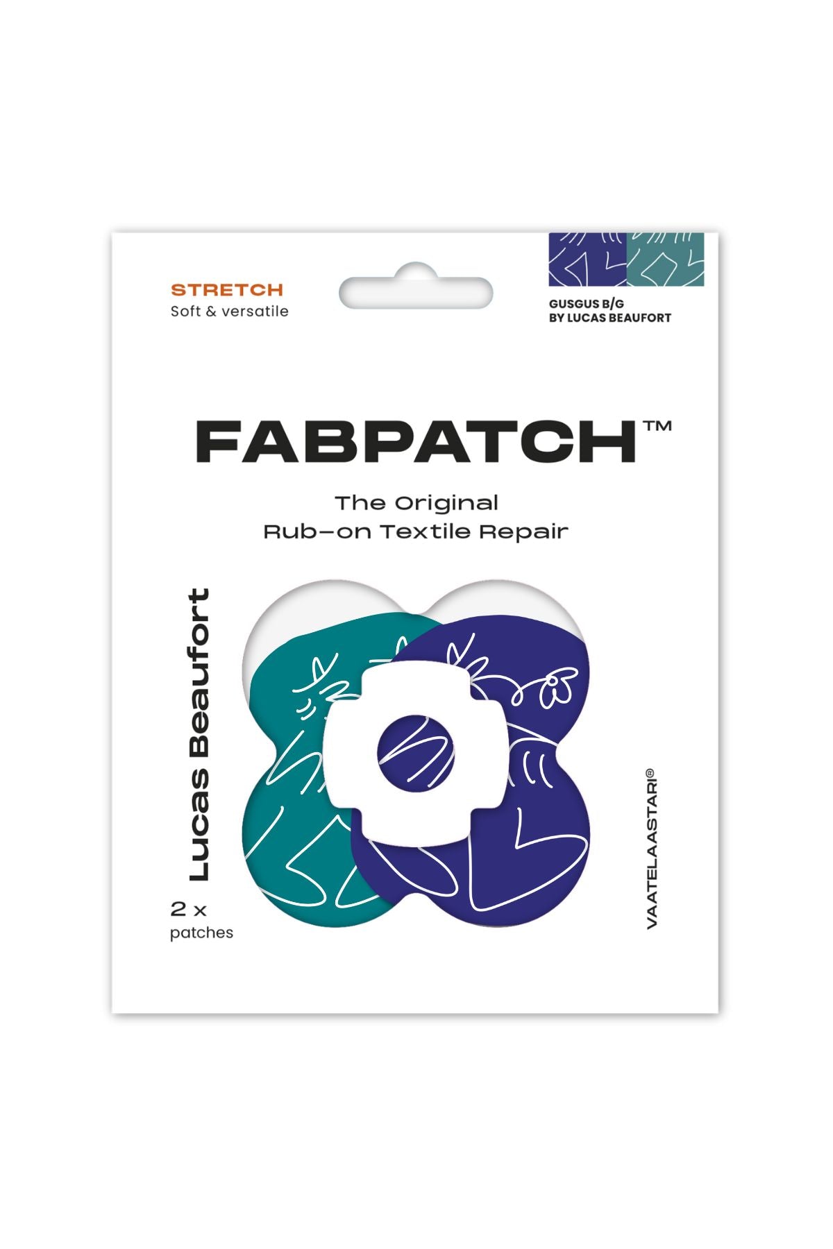 FABPATCH STRETCH GusGus B/G by Lucas Beaufort