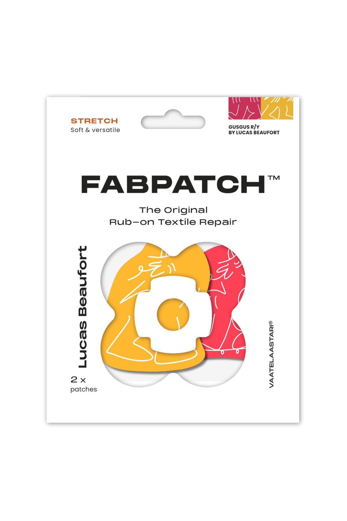 FABPATCH STRETCH GusGus R/Y by Lucas Beaufort