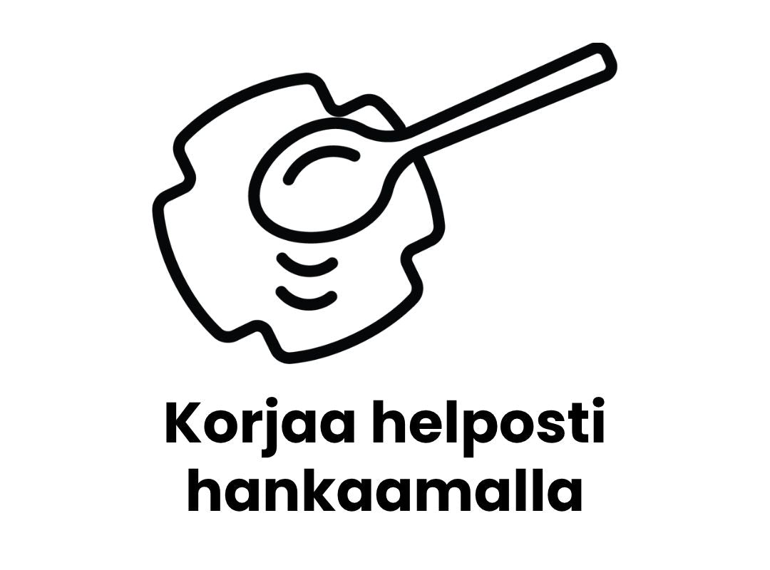 FABPATCH VAATELAASTARI korjaa helposti hankaamalla tekstiilipaikka