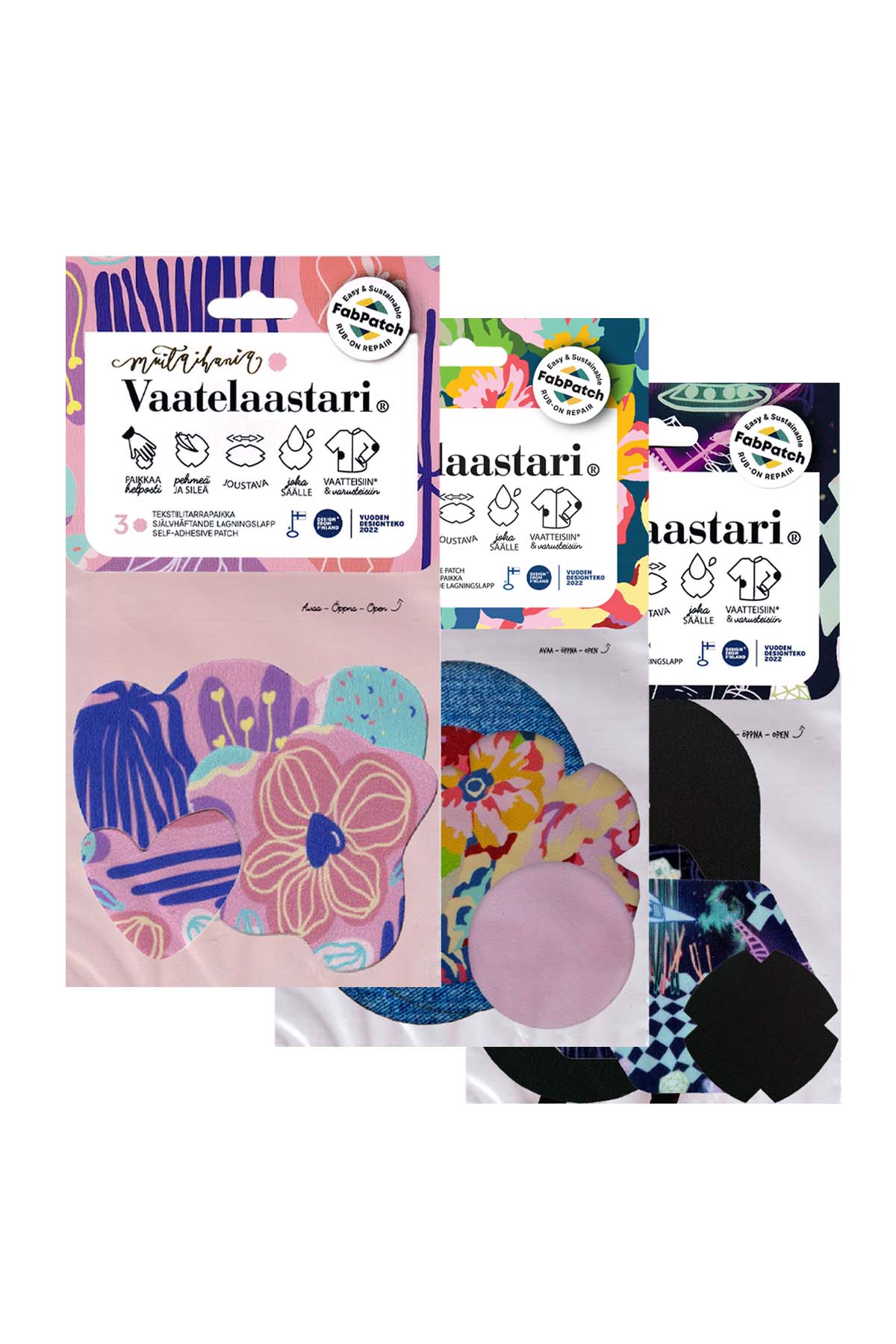 Vaatelaastari FabPatch vaatepaikka