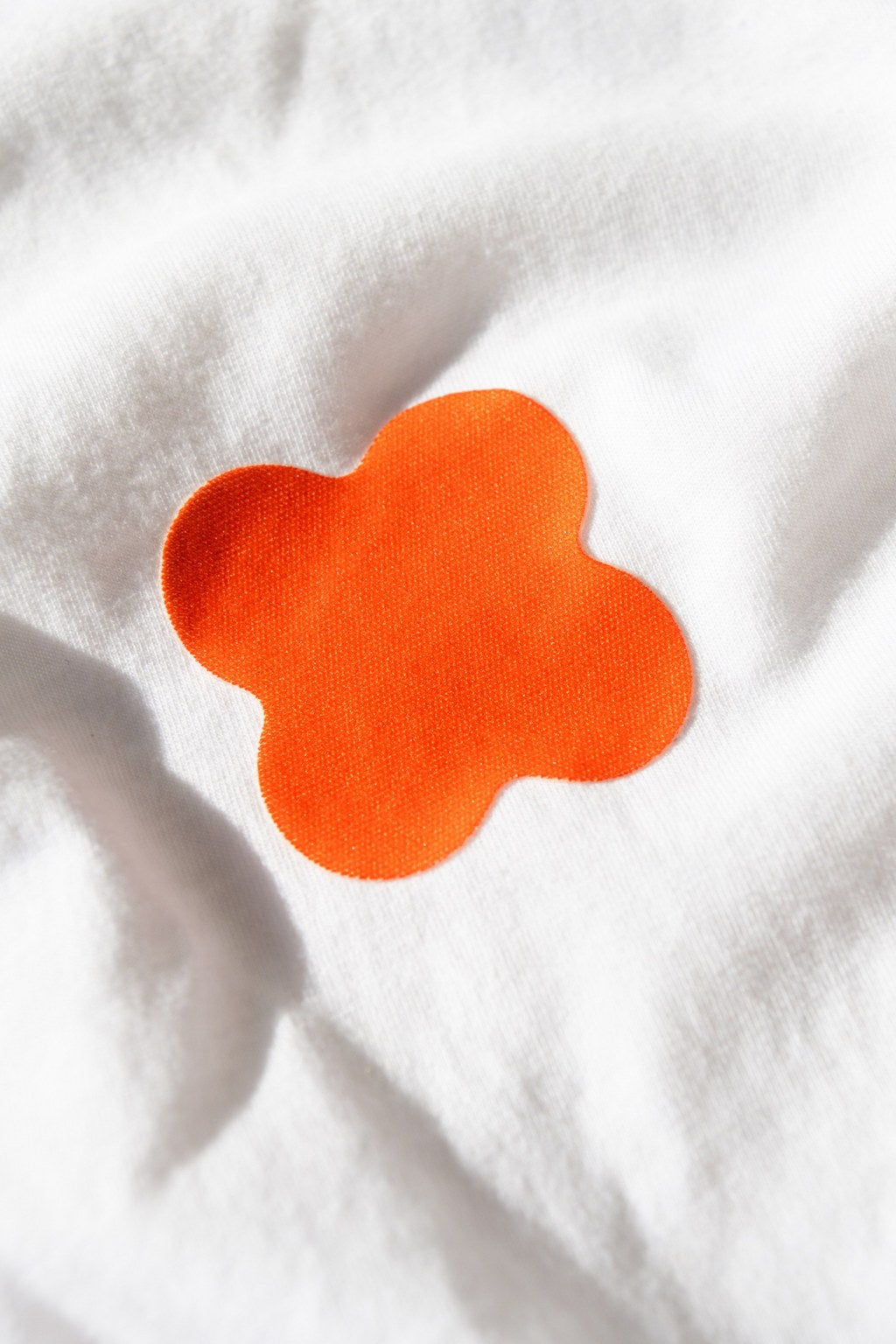 FABPATCH STRETCH Orange flowers