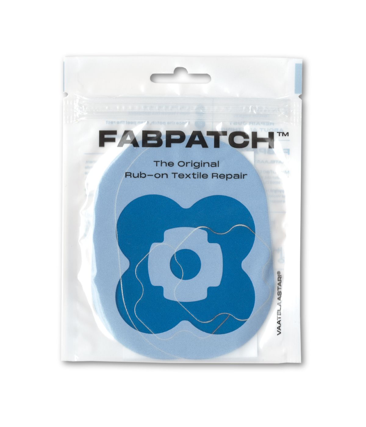 FabPatch Vaatelaastari sky blue korjauspaikka