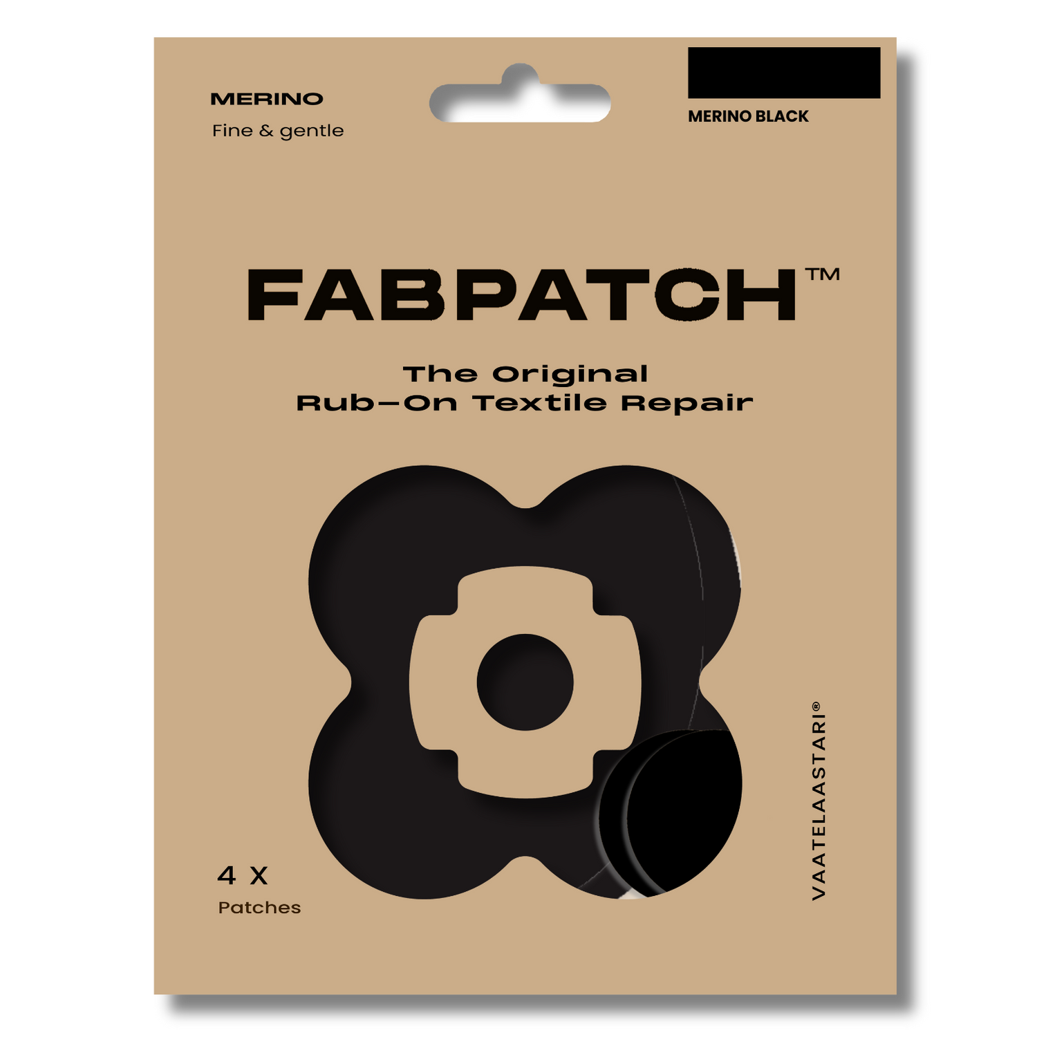 FABPATCH MERINO Black