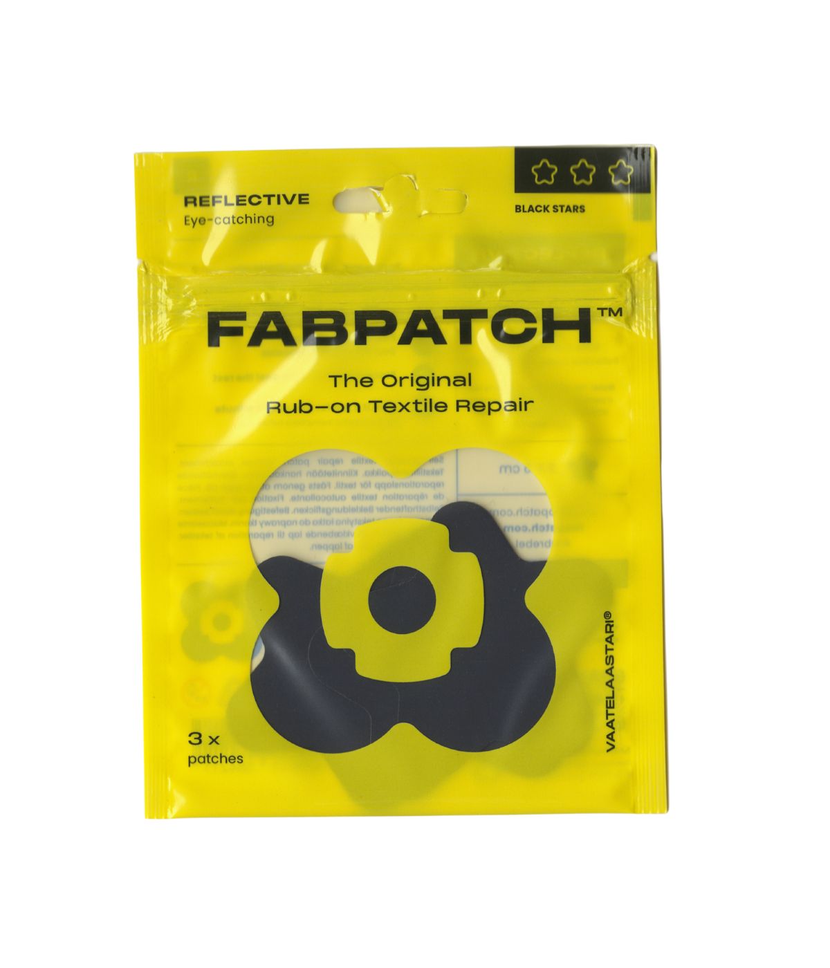 FABPATCH REFLECTIVE Black stars