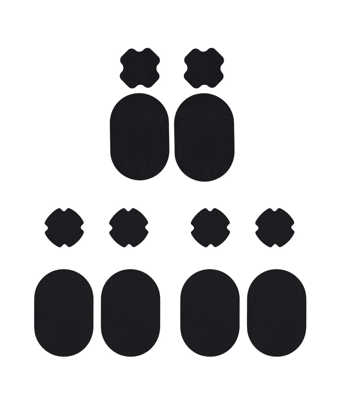 All black duo -setti: 2 x STRETCH BLACK, EXTREME BLACK