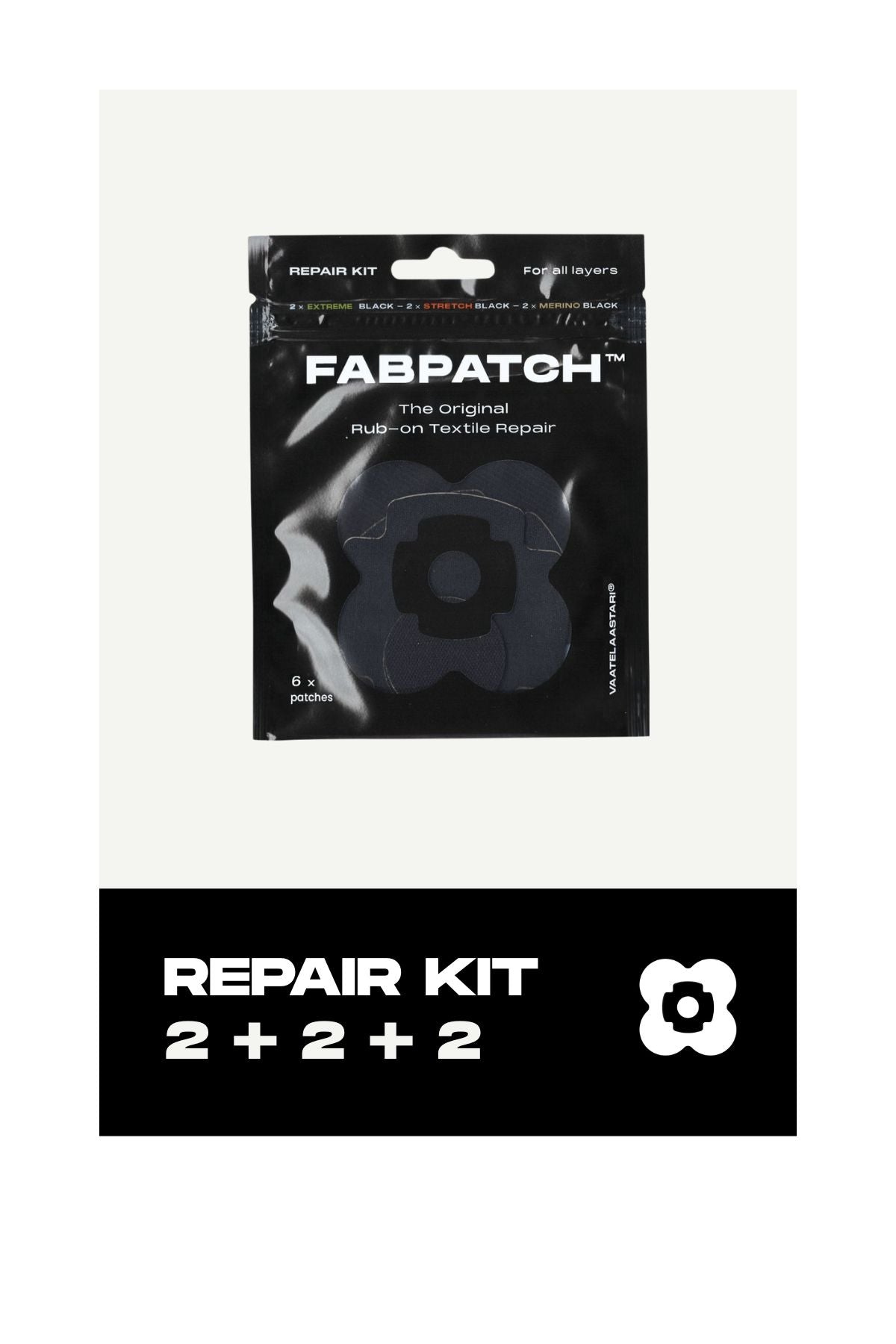 REPAIR KIT Black trio