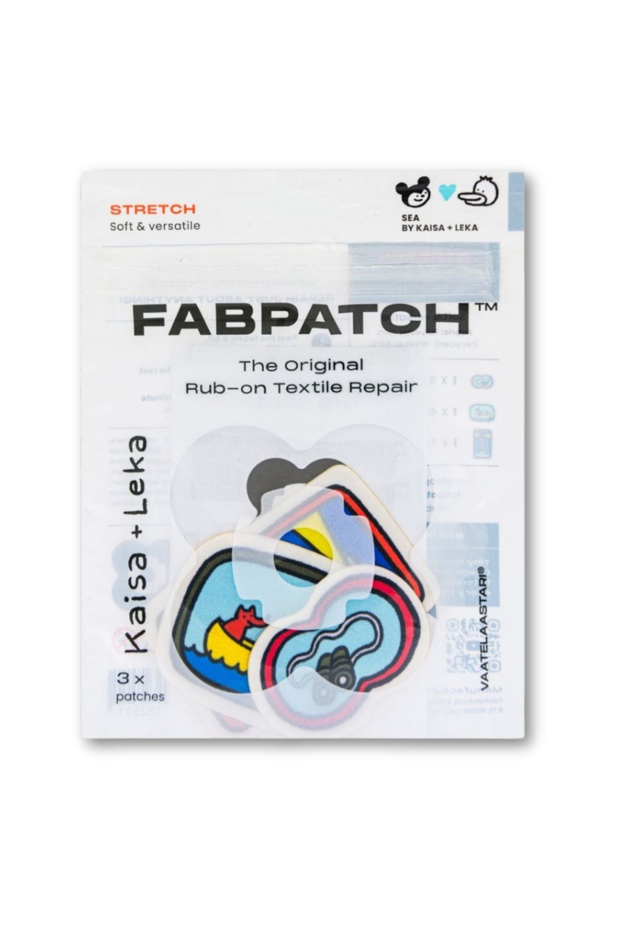 FABPATCH STRETCH Sea by Kaisa + Leka