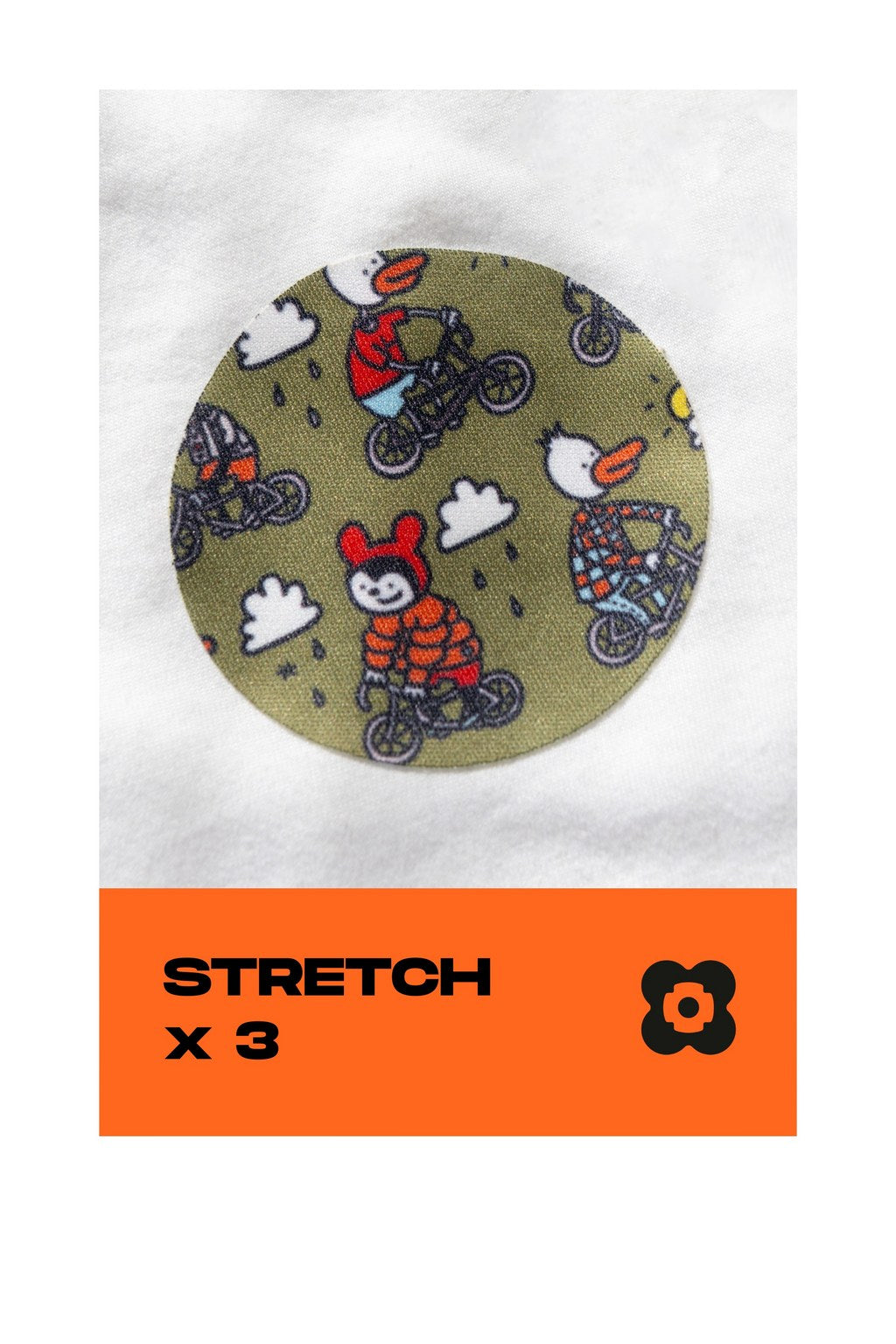 FABPATCH STRETCH Cycling by Kaisa + Leka