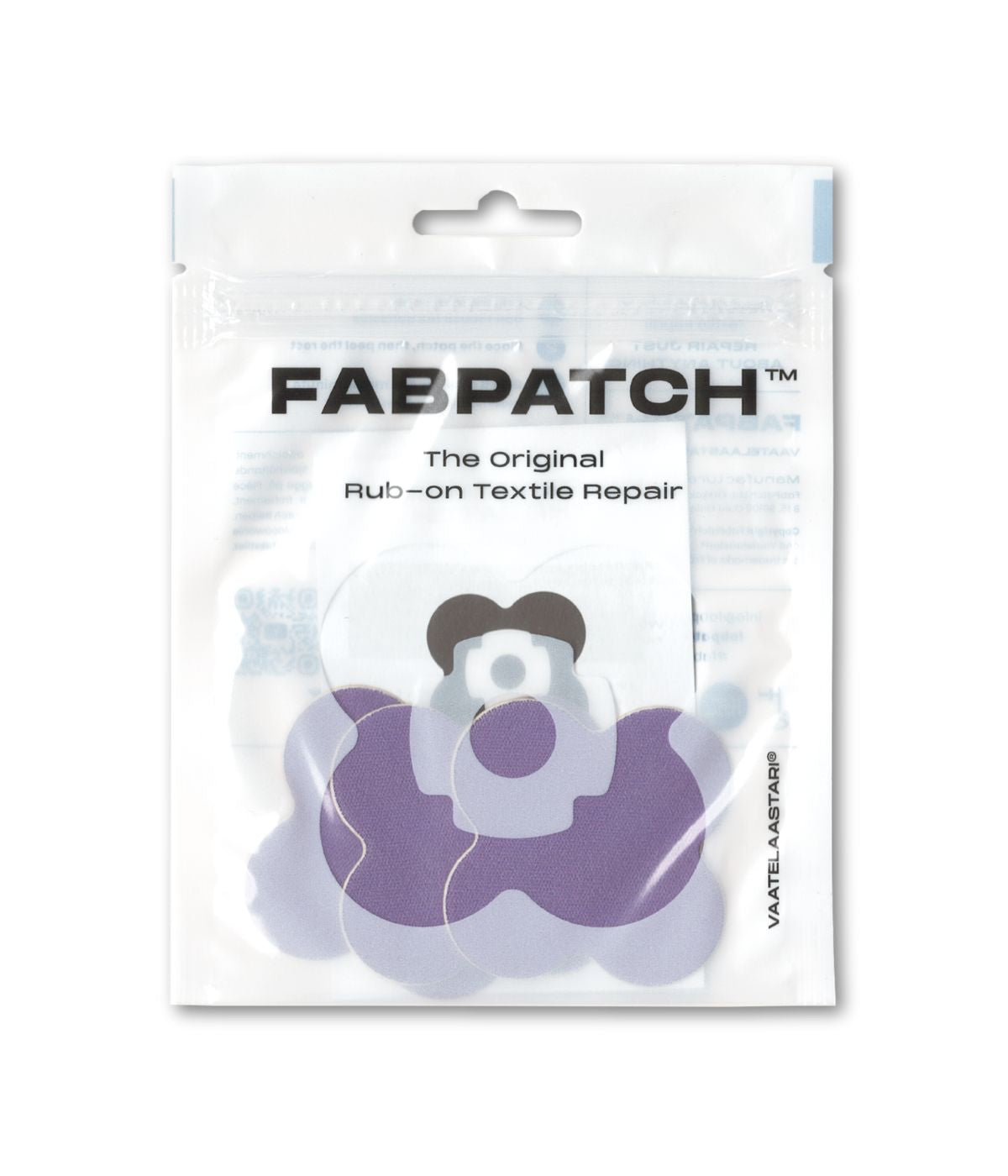FABPATCH STRETCH Lilac flowers