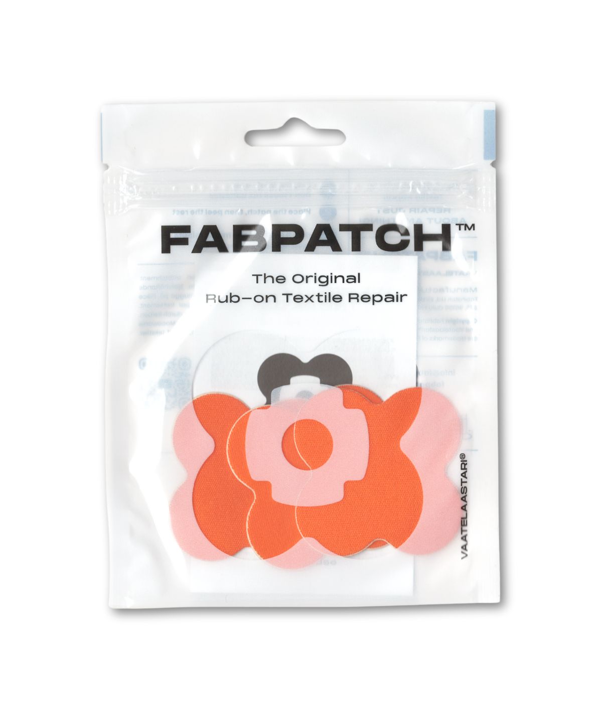 FABPATCH STRETCH Orange flowers