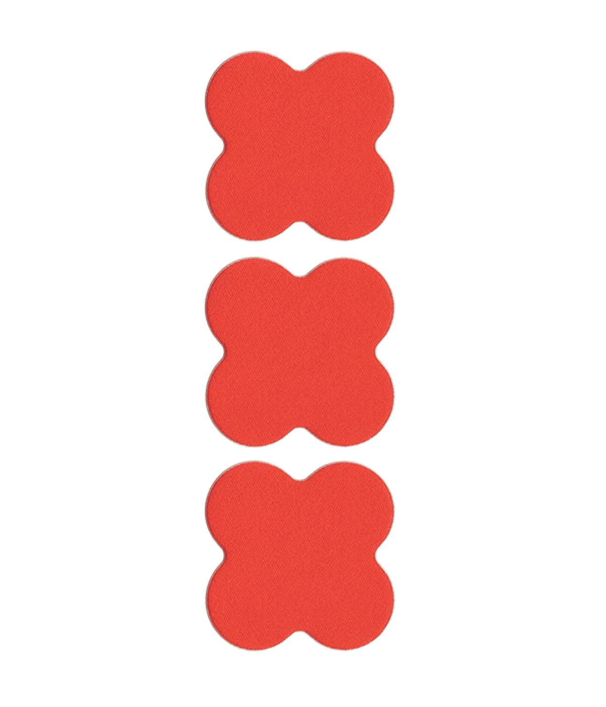 FABPATCH STRETCH Red flowers